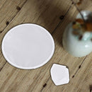 Foldable Round Fan-White J5I1