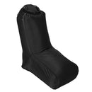 Inflating Beach Camping Lounger Back Pillow Chair Air Bed Lazy Sofa Black