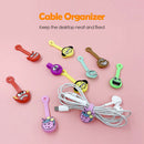 10pcs Cute Cable Organizer Earbud Cord USB Cable Winder DIY Wrist Bracelet A