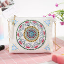 DIY Special Shaped Diamond Painting Chain Clutch Leather Crossbody Bags