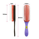 Large Shape Brush - 9 Lines - Hair Comb Hair Style Hair Straight Hair Massa