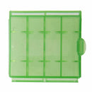 Pack of 9 PCS AA / AAA Battery Storage Hard Case Box -Green