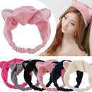 Lovely Cat's Ear Hair Band Headband for Women Wash Face Makeup Running Spor U6N6