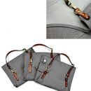 1X(Senior Denim Cowboy Bbq Apron Bib Leather Straps Kitchen Apron For Women