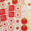 24 Pcs Strawberry Scrapbook Paper Stickers DIY Crafts Decoration 3c