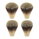 4 PCS Shaving Brush Knots Hair Heads for DIY Man Beard Shaver Hair Brush Handle