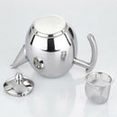 1500Ml Large Capacity Stainless Steel Coffee Tea Pot Maker with Infuser Ket