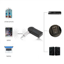 3.5mm Jack Handsfree Mini Auto Wireless Bluetooth Music Receiver Car Kit w/Mic