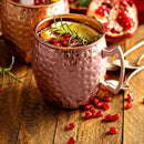 550ml Stainless Steel Hammered Moscow Mule Copper Plated Mug Beer Cup Drinkware