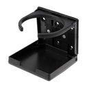 Folding Black Nylon Drink Cup Holder For Marine Boat/Yacht/Caravan/Car/Truck
