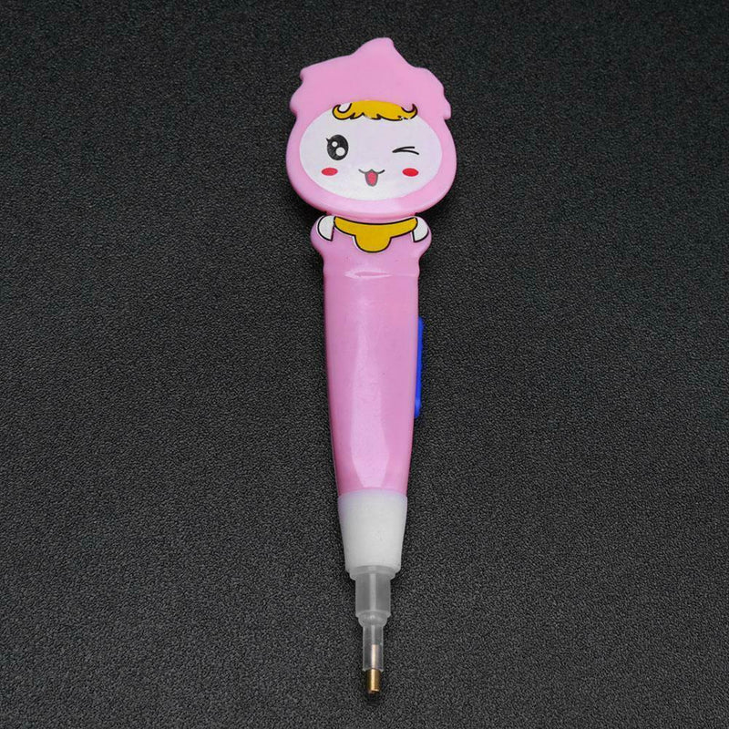 5D Diamond Painting Cross Stitch Luminous Point Drill Pen(Pink/Single Head)