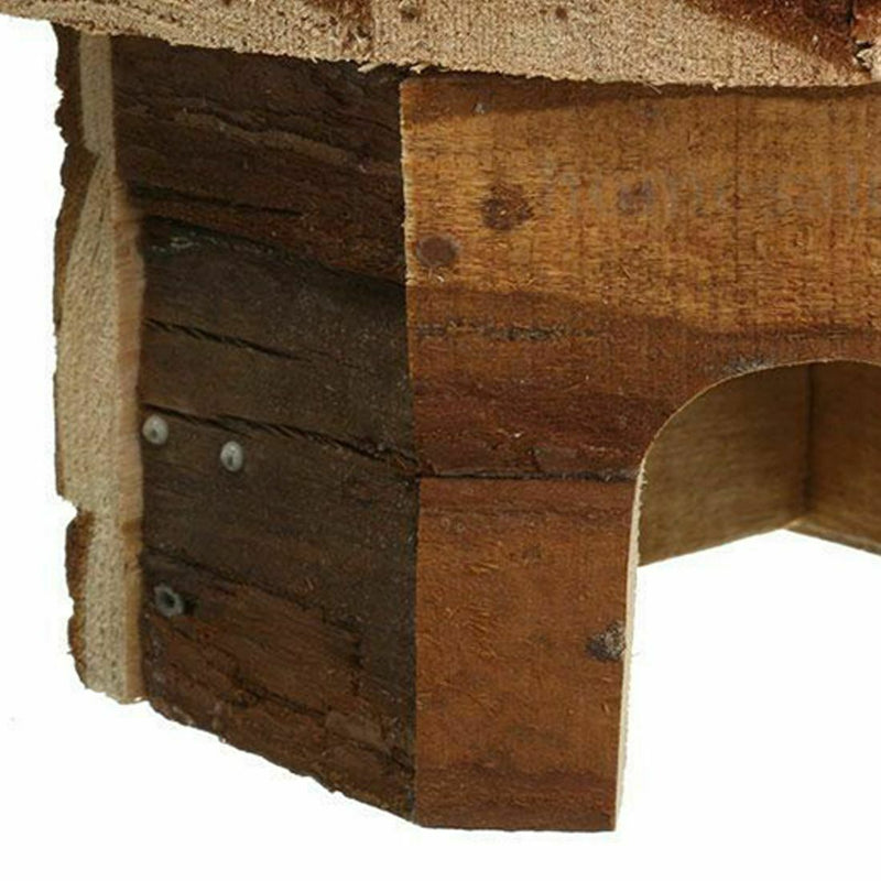Wooden House Villa Cage Exercise Toys for Hamster Hedgehog Mouse Rat Guinea U6C1