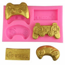 Gamers Boy Gift Game Controller Shape Fondant Silicone Mould Cake Decoration Gw