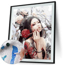 Painting By Numbers Kit DIY Charming Woman Canvas Oil Art Picture Craft