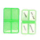 English color portable one week sealing box 7 layer folding box pill small J0X2