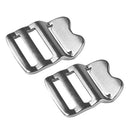 2PCS Strap Adjustment Rustproof Practical Buckle DIY Aluminium Alloy Bag Slide