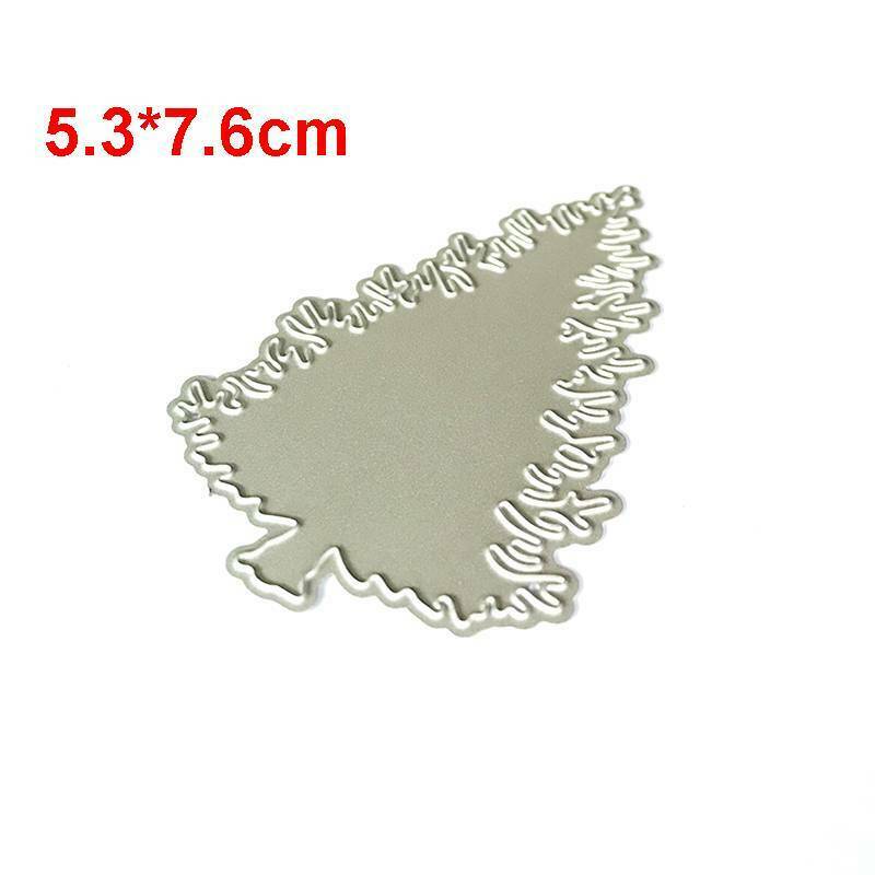 Xmas Tree Metal Cutting Dies for DIY Scrapbook Album Paper Card Making Decor- OZ