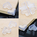 4X Child Baby Safe silicone Protector Table Heart Corner Edge Protection Cover3C