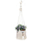 Plant Hanger 100% Handmade Cotton Rope Plant Basket Holder for Pots/Fish Ta