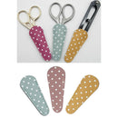 3x Sewing Scissors Sheath Safety Leather Scissors Protector Cover - 3 Colors Set