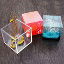 50mm Clear Square Jewelry DIY Silicone Making Mold Tool for Polymer Clay, C U8V8