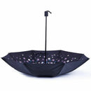 Cherry blossoms Three-folding Umbrella Rainy Sunny Parasol Vinyl Anti-UV Um
