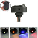 1pc Green LED Light 12V 30A Car Boat Auto Rocker SPST Toggle ON/OFF Switch A FT