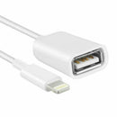 Lightning 8 Pin To USB Male to Female OTG Adapter Cable For iPad iPho A2K3