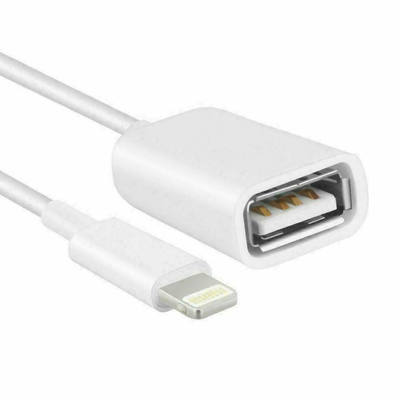 Lightning 8 Pin To USB Male to Female OTG Adapter Cable For iPad iPho A2K3