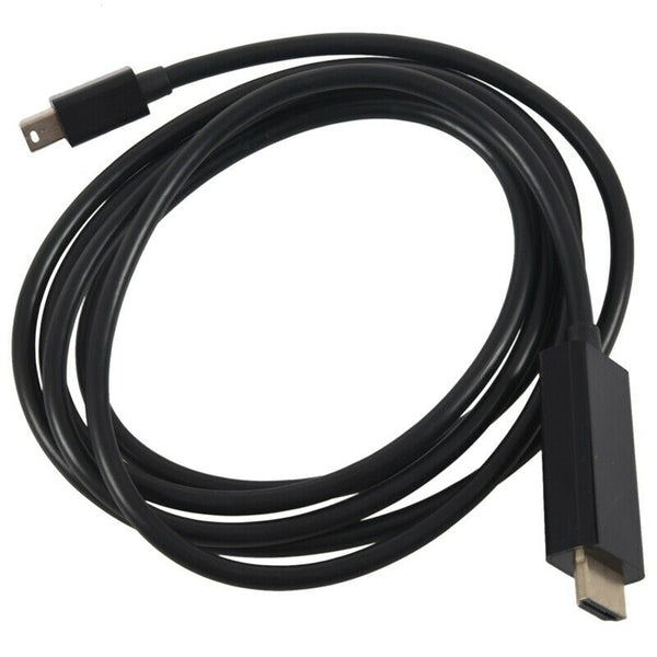 1.8m Mini Display Port DP Male to HDMI Male Cable Adapter for Macbook Air P L6J5