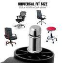 2"Universal Mute Chair Wheel Office Chair Caster Replacement Casters RubberB Hn