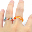 4Pcs Transparent Diy Silicon Round Cat Shape Ring Mold Mould Jewelry Making