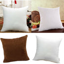 Pillow Covers Brown Cases &Pillow Inner Pad Luxury Velvet Cover