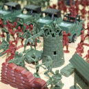 307x Military Base Set 4cm Soldiers Army Figures & Accs - Tank Warplane More