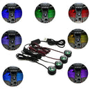 USB Car LED Atmosphere Lamp Decor Sound Control Interior Ambient Star Light Hot