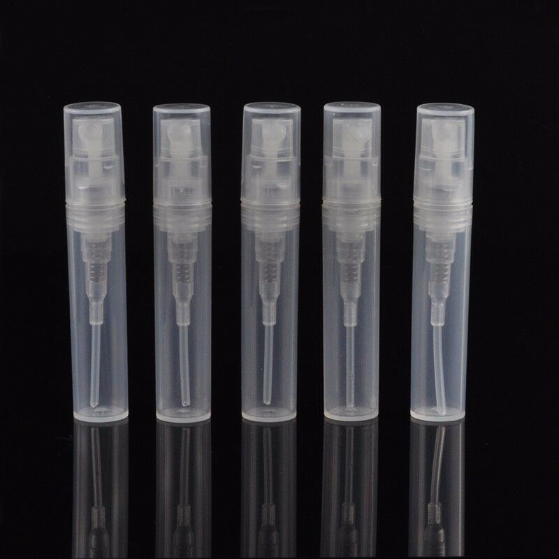 20PCS 3ml Travel Spray Bottle Transparent Plastic Perfume  Empty Clear