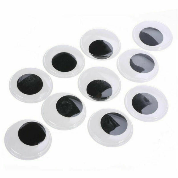 10pcs 40mm Big Black Wiggly Giant Googly Eyes For DIY Scrapbooking Hand Crafts
