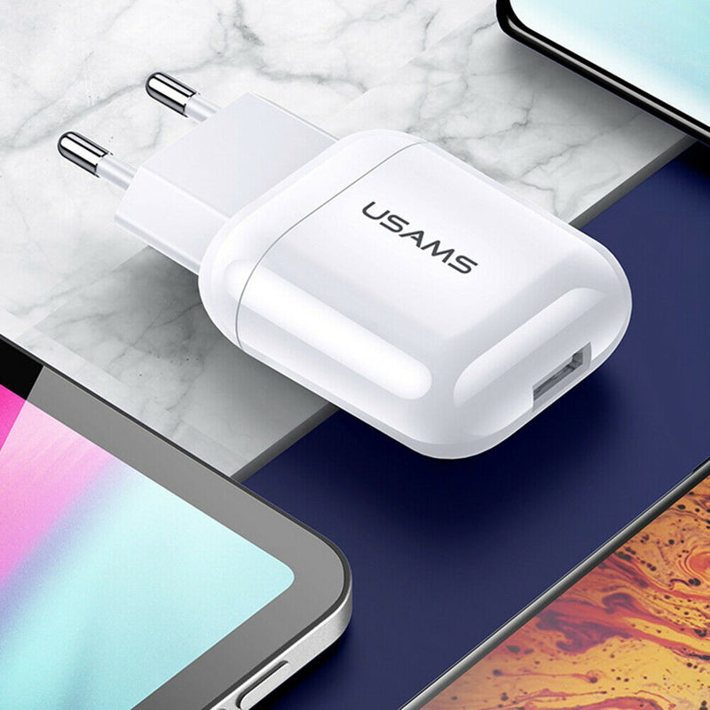 T19 Single USB Fast Charger Mobile Phone Charger Travel Charging Adapter