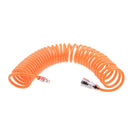 6M 8mm x 5mm PU Recoil Hose Air Compressor Pipe Assembly w/ Quick Connector