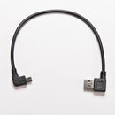 Micro USB 5 Pin Male to 2.0 A Male Cable Converter 90 Degree Adapter Right LI
