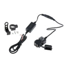 Safety Double USB Handlebar Phone Charger Adapter E-bike Socket Quick Charge 9V