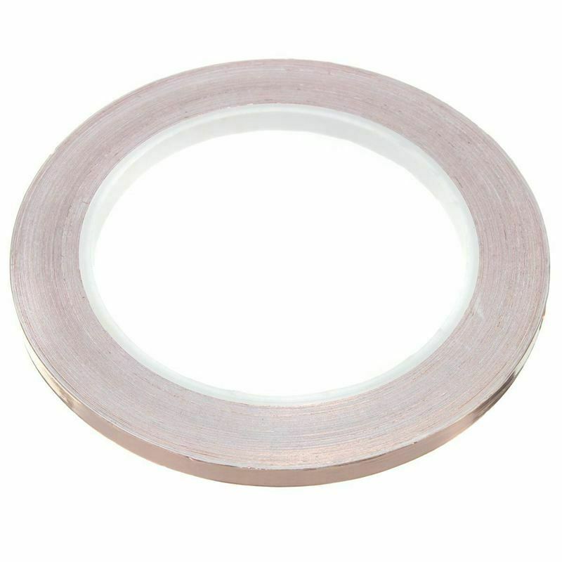 6mmx20 m Roll Copper Sheet Self-Adhesive Tape Copper Tape Copper Foil