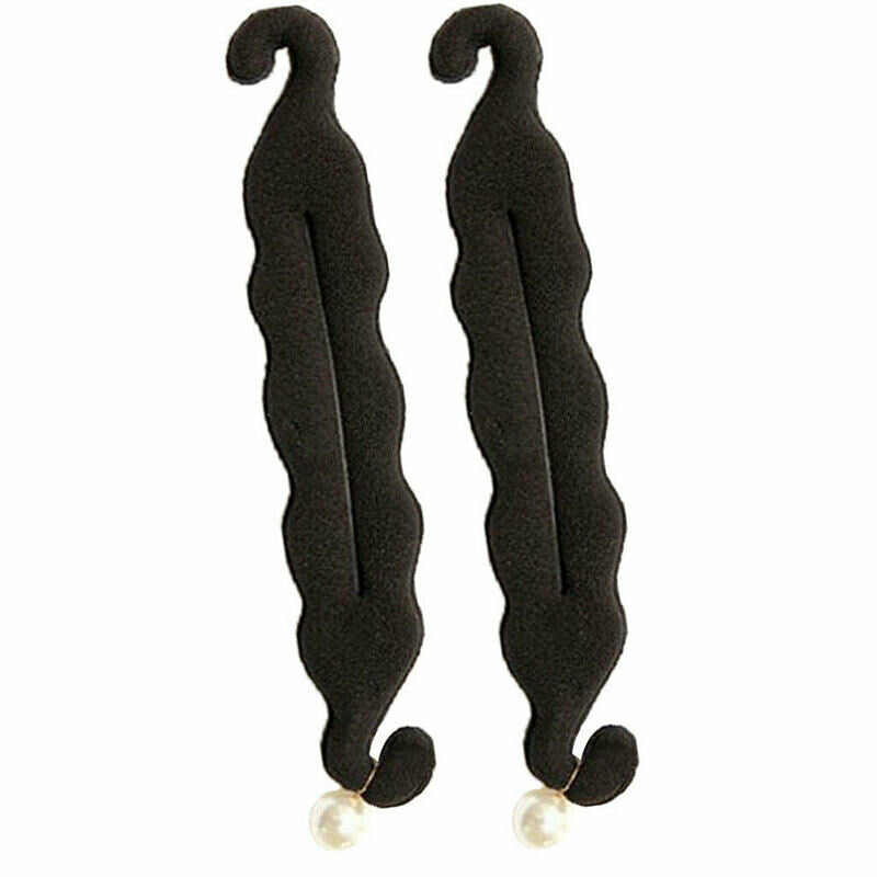 Magic Sponge Clip Foam Donut Hair Styling Bun Maker Curler Tool Ring Twist B Hn