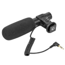 3.5mm Jack Stereo Interview Microphone Camera DV Outdoor PC Recording Video Mic
