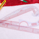 9pcs Multi-function Clothing Sample Cutting Ruler Metric Yardstick Rulers A