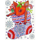 5D DIY Special Shaped Diamond Painting Christmas Socks Embroidery Kit Decor