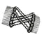 Hair Combs Beads Double Clip Comb Elastic Bun Maker Women DIY Hair Accessory