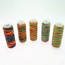 24 Spools Mixed Colors 100% Polyester Sewing Quilting Thread Set All Purpose