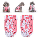 2x Dog Recovery Suit Pet Soft Clothes Coat After Surgery Wound Protection