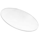 Transparent 3mm thick Mirror Acrylic round Disc DiÃ¡metro:75mm